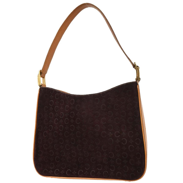 Celine Brown Suede Macadam Handbag MC00/2 AQ00029