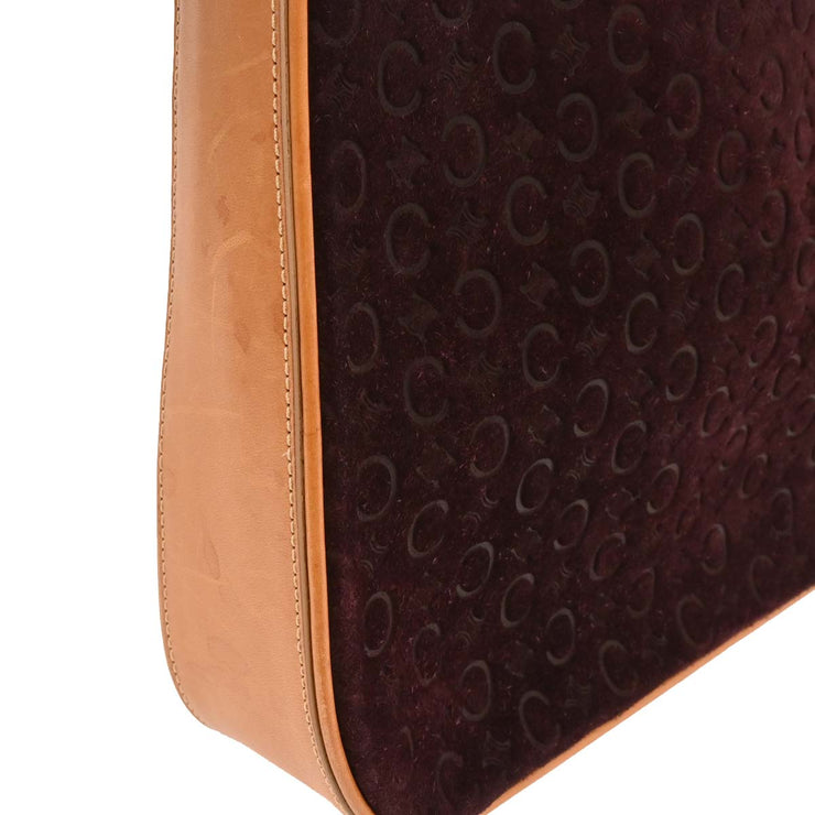 Celine Brown Suede Macadam Handbag MC00/2 AQ00029