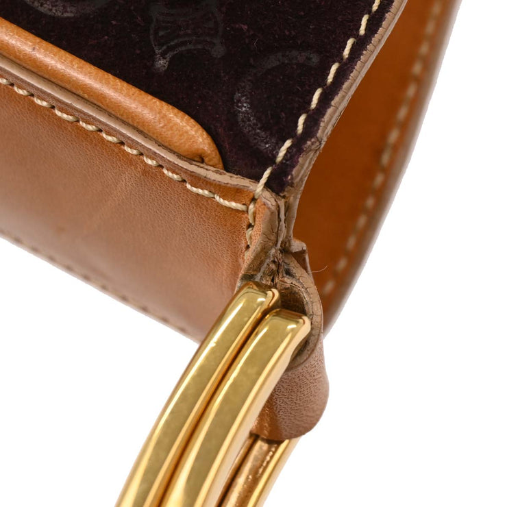Celine Brown Suede Macadam Handbag MC00/2 AQ00029