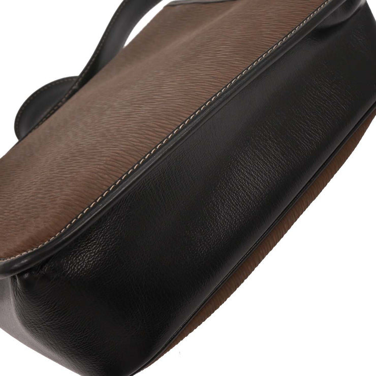 Loewe Brown Leather Belasquez Shoulder Bag AQ00032