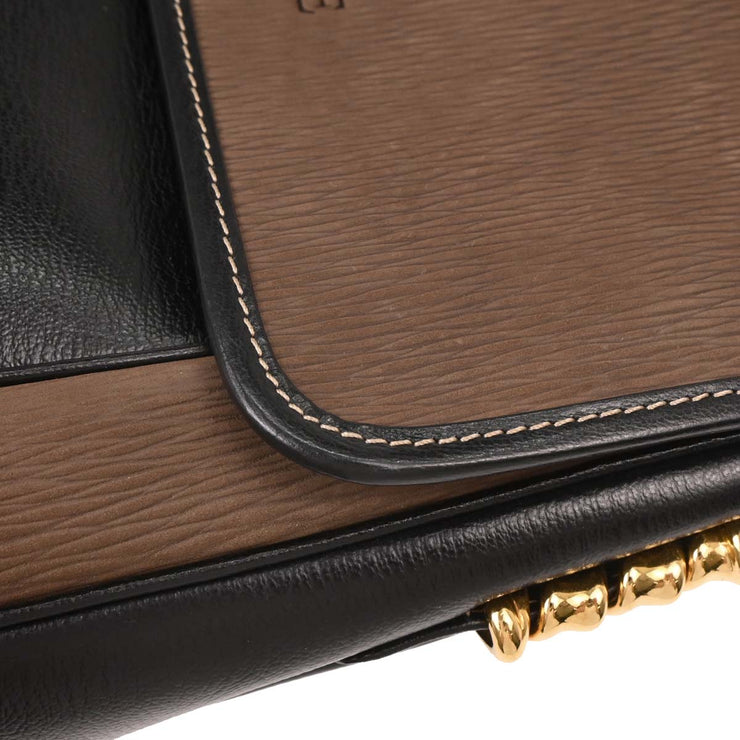 Loewe Brown Leather Belasquez Shoulder Bag AQ00032