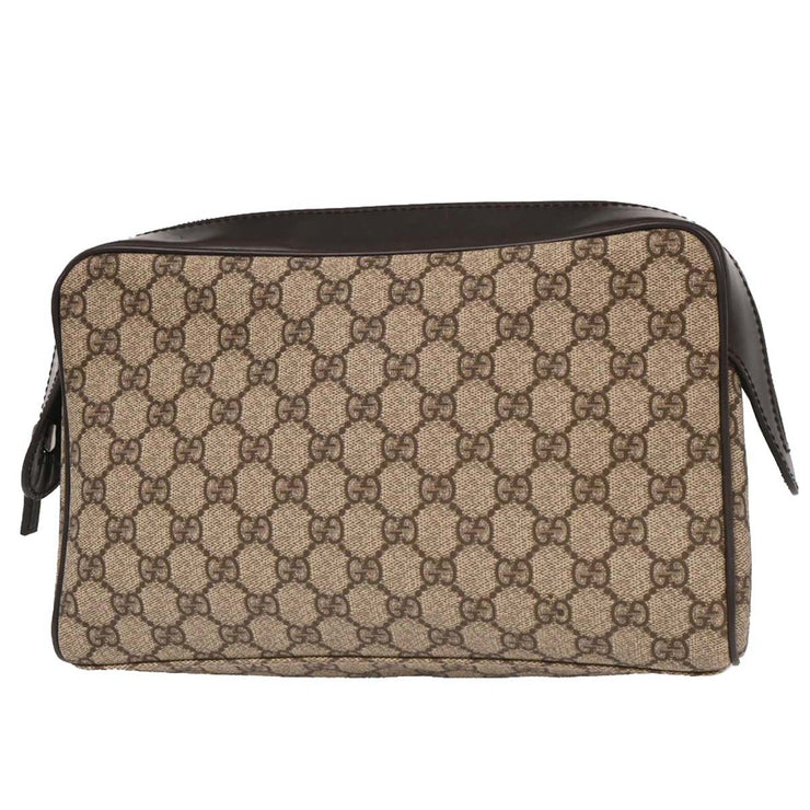 Gucci Beige PVC GG Pouch Clutch Bag 108801 002122 AQ00035