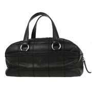 Chanel Black Calfskin Choco Bar Handbag AQ00036