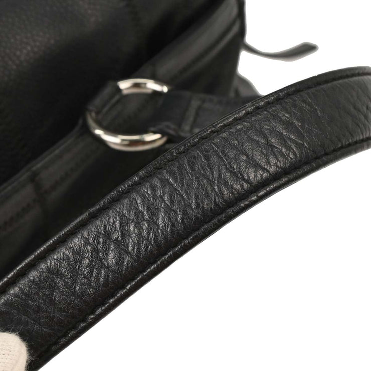 Chanel Black Calfskin Choco Bar Handbag AQ00036