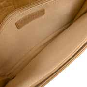Chanel Gold Calfskin Mademoiselle Lock Shoulder Bag AQ00037