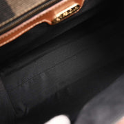 Fendi Black PVC Pequin 2way Handbag 18-B 14603 2 05 AQ00039