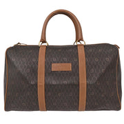 Christian Dior Dark Brown Honeycomb Duffle Handbag AQ00042