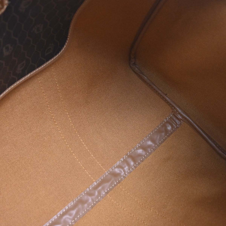 Christian Dior Dark Brown Honeycomb Duffle Handbag AQ00042