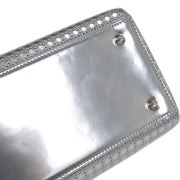 Christian Dior Silver Lady Dior Cannage 2way Handbag 12-BO-1115 AQ00044