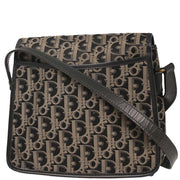 Christian Dior Black Canvas Trotter Shoulder Bag AQ00045