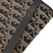 Christian Dior Black Canvas Trotter Shoulder Bag AQ00045