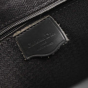 Christian Dior Black Canvas Trotter Shoulder Bag AQ00045