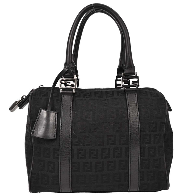 Fendi Black Canvas Zucchino Handbag 2035/8BL068/JQ4/058 AQ00052