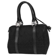 Fendi Black Canvas Zucchino Handbag 2035/8BL068/JQ4/058 AQ00052
