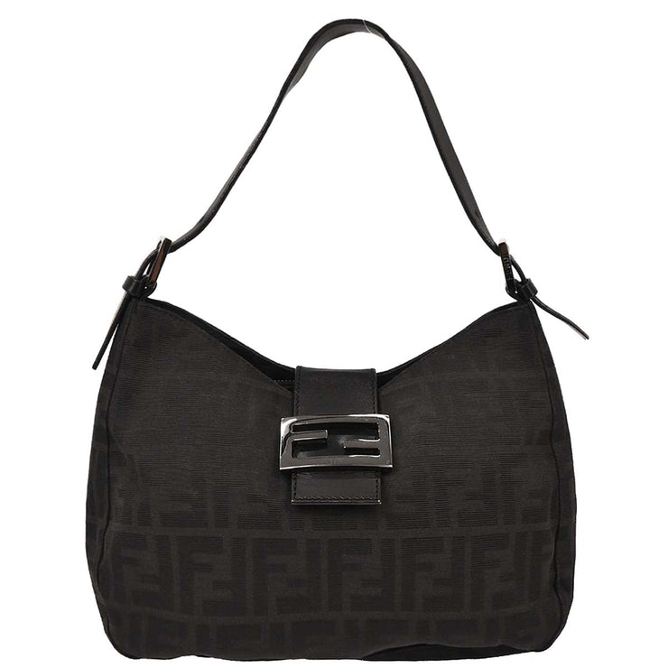 Fendi Black Canvas Zucca Handbag 3514 8BR036 019 AQ00053