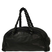 Chanel Black Calfskin Luxury Line Bowling Bag 40 AQ00059