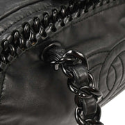 Chanel Black Calfskin Luxury Line Bowling Bag 40 AQ00059