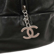 Chanel Black Calfskin Luxury Line Bowling Bag 40 AQ00059