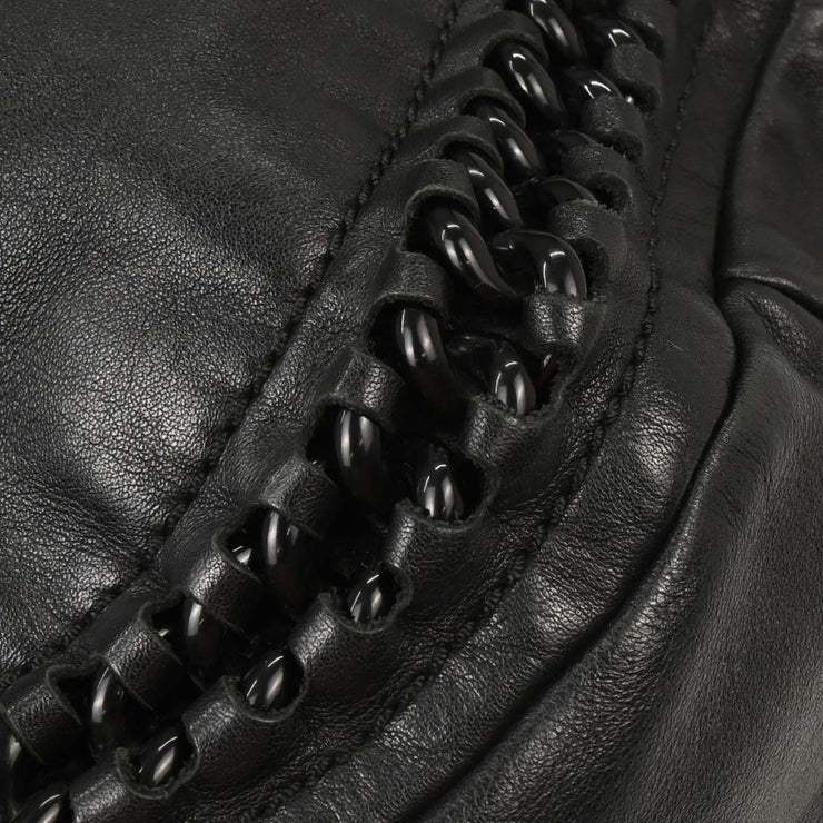 Chanel Black Calfskin Luxury Line Bowling Bag 40 AQ00059