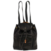 Gucci Black Bamboo Backpack 003.2058.030 AQ00060