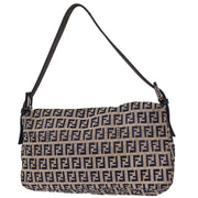 Fendi Gray Zucchino Baguette Handbag 2321-26424-018 AQ00061