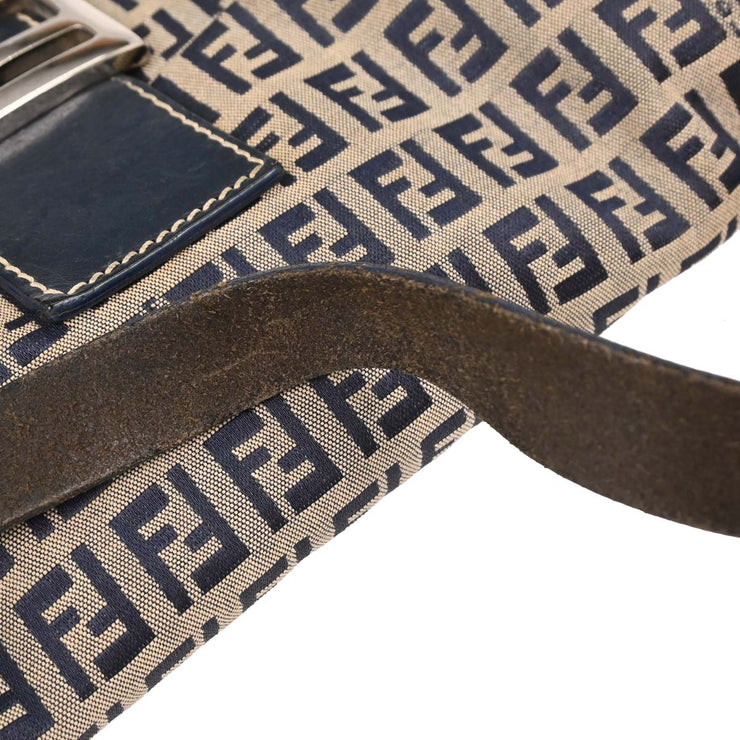 Fendi Gray Zucchino Baguette Handbag 2321-26424-018 AQ00061