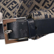 Fendi Gray Zucchino Baguette Handbag 2321-26424-018 AQ00061