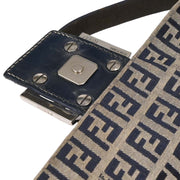 Fendi Gray Zucchino Baguette Handbag 2321-26424-018 AQ00061