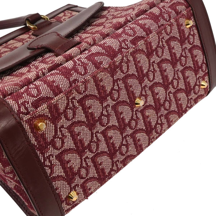 Christian Dior Bordeaux Canvas Trotter Handbag BOB0111 AQ00062