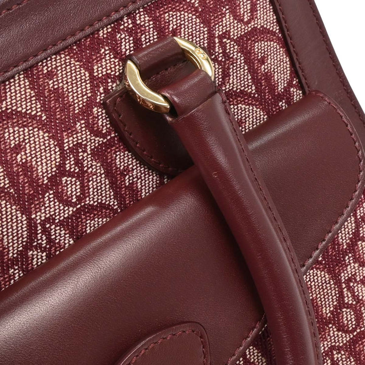 Christian Dior Bordeaux Canvas Trotter Handbag BOB0111 AQ00062