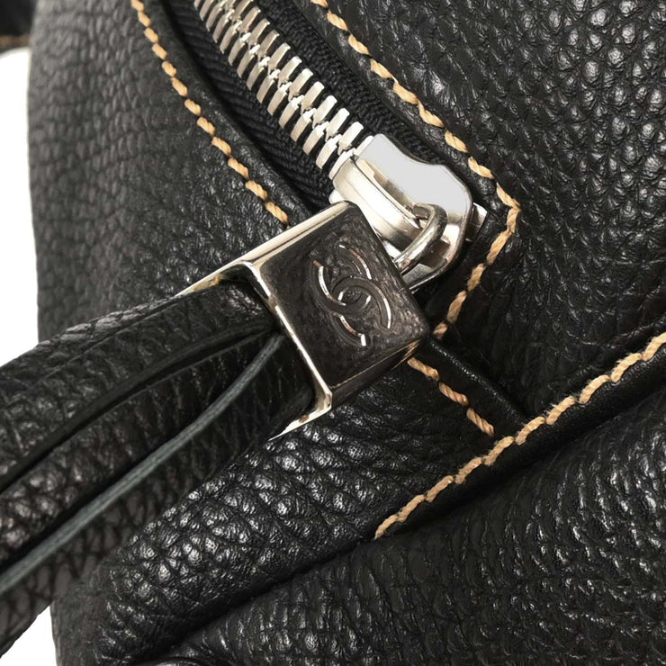 Chanel Black Calfskin Handbag AQ00066