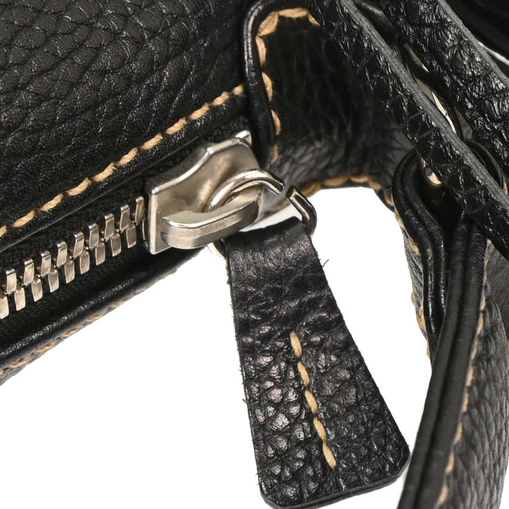 Chanel Black Calfskin Handbag AQ00066