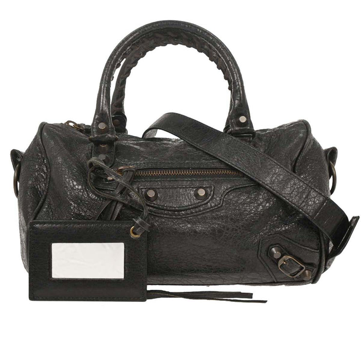 Balenciaga Black Leather Twiggy 2way Handbag 327103¥1000 I¥527276 AQ00070