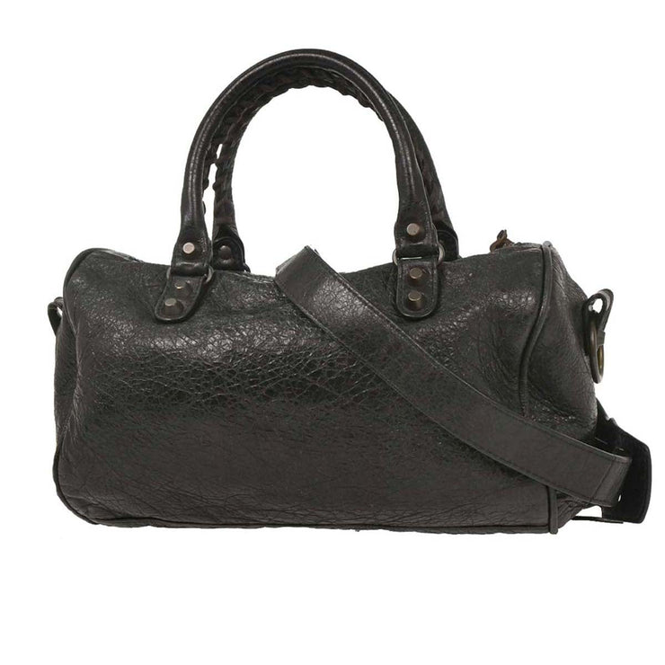 Balenciaga Black Leather Twiggy 2way Handbag 327103¥1000 I¥527276 AQ00070