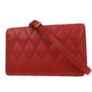 Saint Laurent Red Leather Shoulder Angie Chain Bag PLB568906.0119 AQ00071