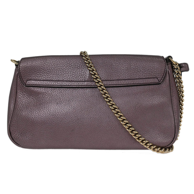 Gucci Metallic Purple Soho Chain Shoulder Bag 336752 213312 AQ00072