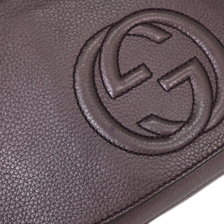 Gucci Metallic Purple Soho Chain Shoulder Bag 336752 213312 AQ00072