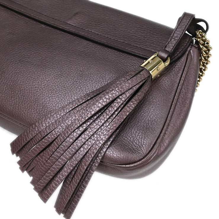 Gucci Metallic Purple Soho Chain Shoulder Bag 336752 213312 AQ00072