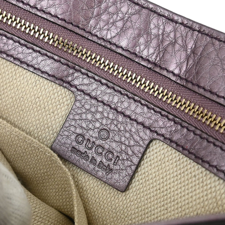 Gucci Metallic Purple Soho Chain Shoulder Bag 336752 213312 AQ00072