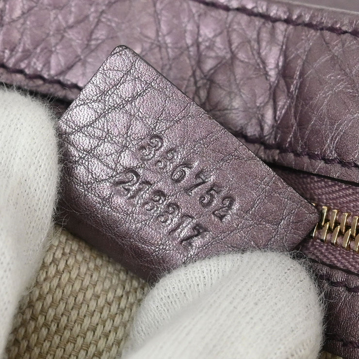 Gucci Metallic Purple Soho Chain Shoulder Bag 336752 213312 AQ00072