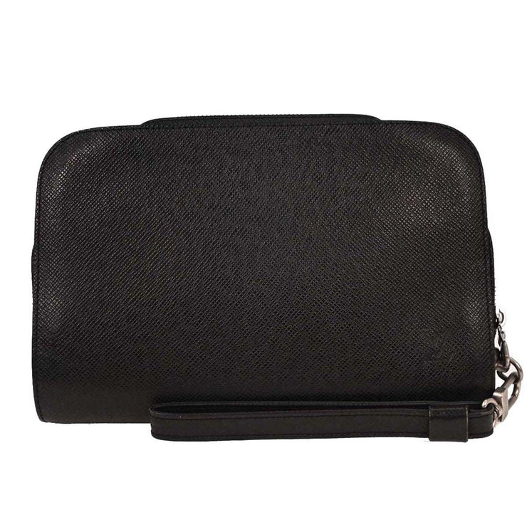 Louis Vuitton Black Taiga Baikal Clutch Handbag M30182 VI0073 AQ00077