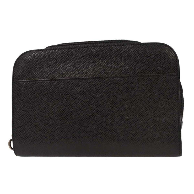 Louis Vuitton Black Taiga Baikal Clutch Handbag M30182 VI0073 AQ00077