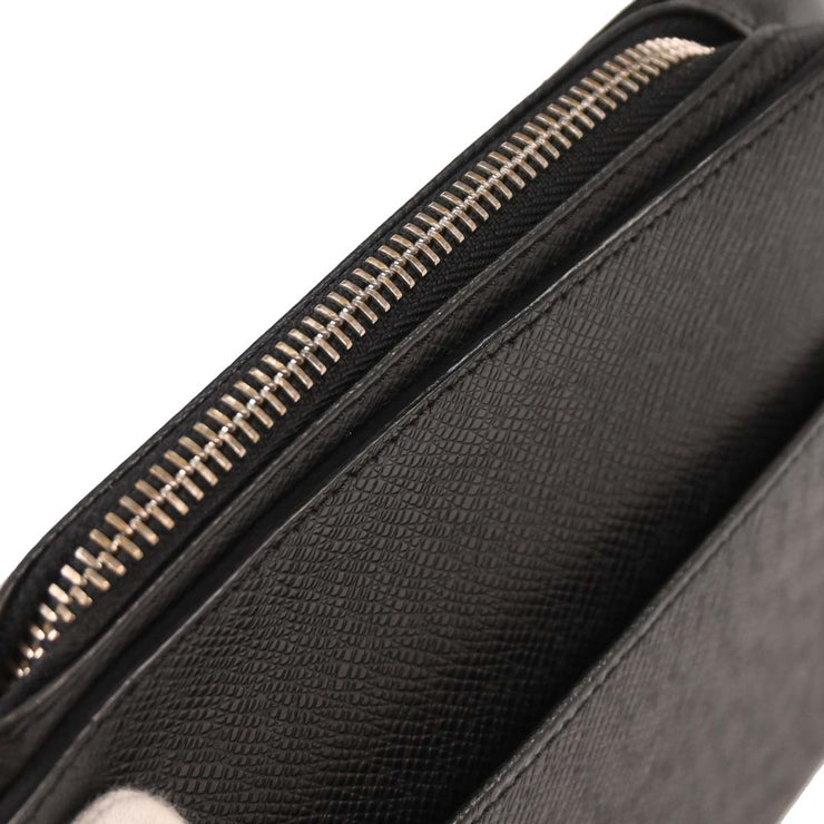 Louis Vuitton Black Taiga Baikal Clutch Handbag M30182 VI0073 AQ00077