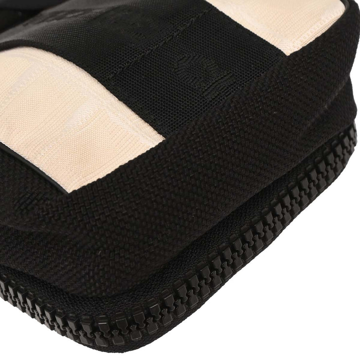 Chanel Black White Travel Line Crossbody Bag AQ00079