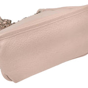 Chanel Light Pink Calfskin Mademoiselle Lock Shoulder Tote Bag AQ00080