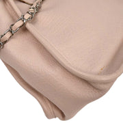 Chanel Light Pink Calfskin Mademoiselle Lock Shoulder Tote Bag AQ00080