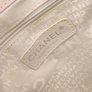 Chanel Light Pink Calfskin Mademoiselle Lock Shoulder Tote Bag AQ00080