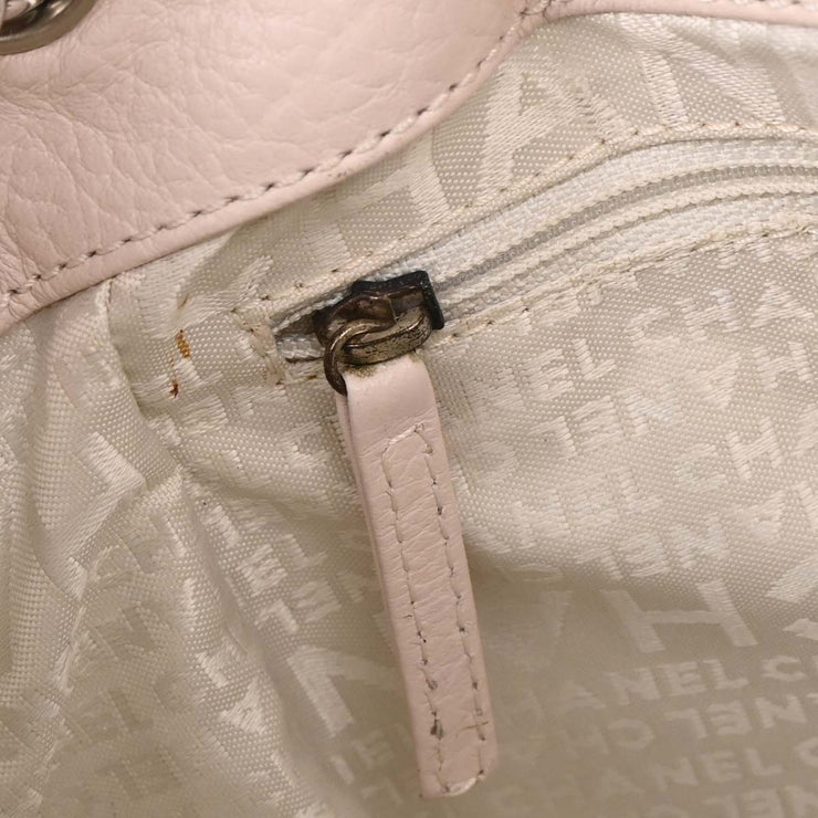 Chanel Light Pink Calfskin Mademoiselle Lock Shoulder Tote Bag AQ00080