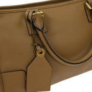 Loewe Brown Leather Amazona 36 2way Handbag 471703 AQ00081