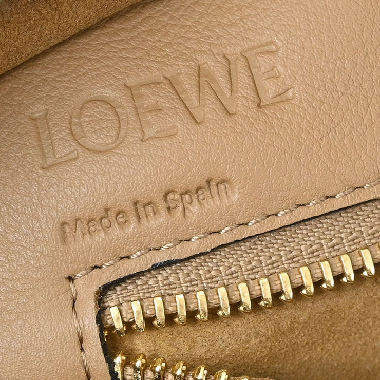 Loewe Brown Leather Amazona 36 2way Handbag 471703 AQ00081